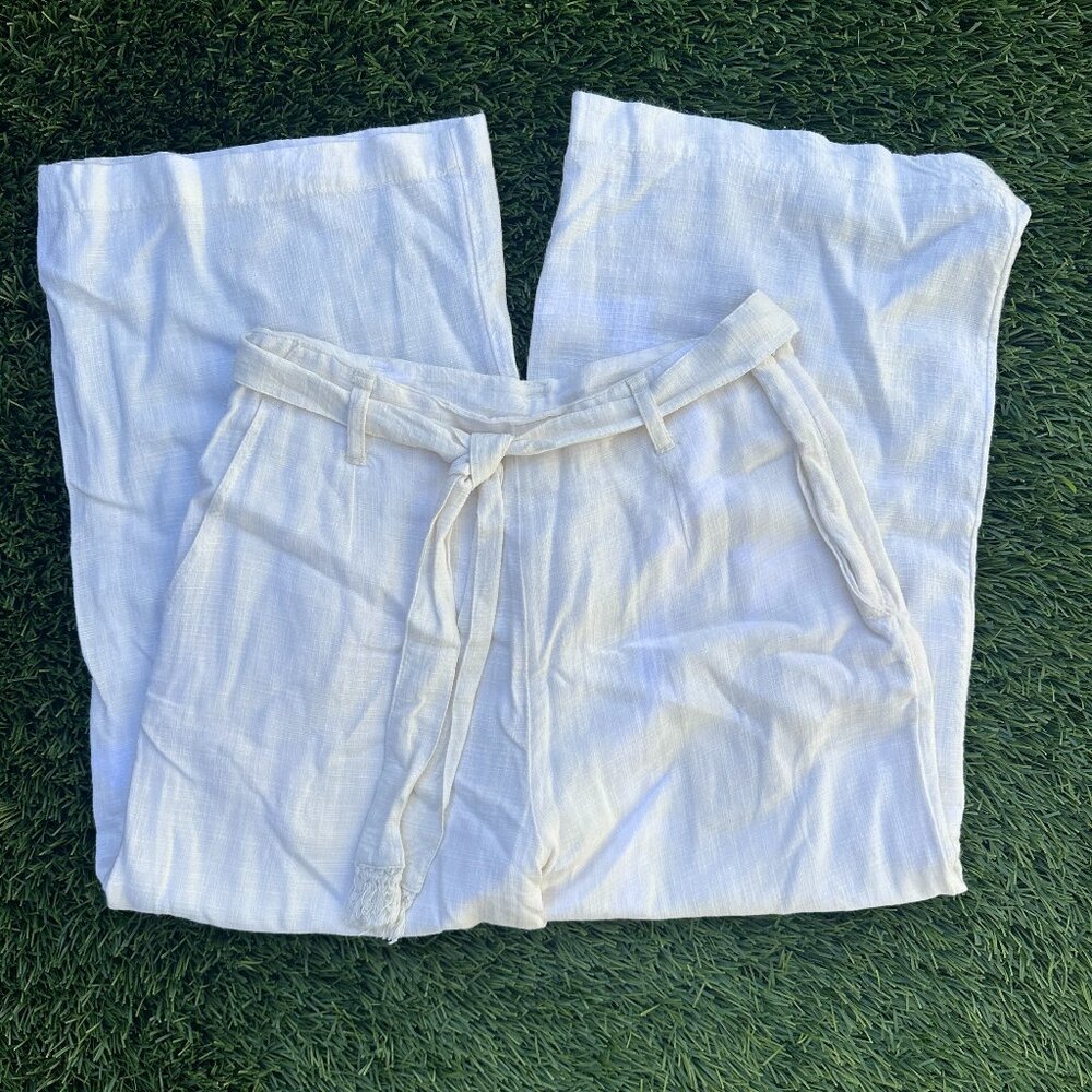 L Space Cream Wide-Leg Pants – XS - Picture 3 of 10